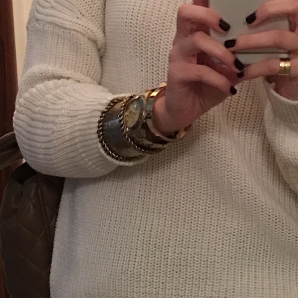 Mango goldtone cuff bracelet - Picture 4 of 9